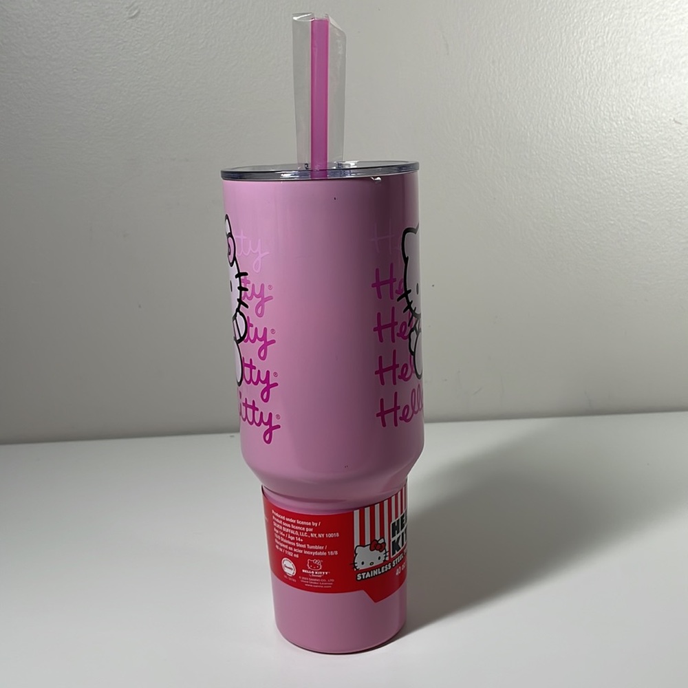 Hello Kitty Pink Stainless Steel Tumbler - Picture 4 of 5